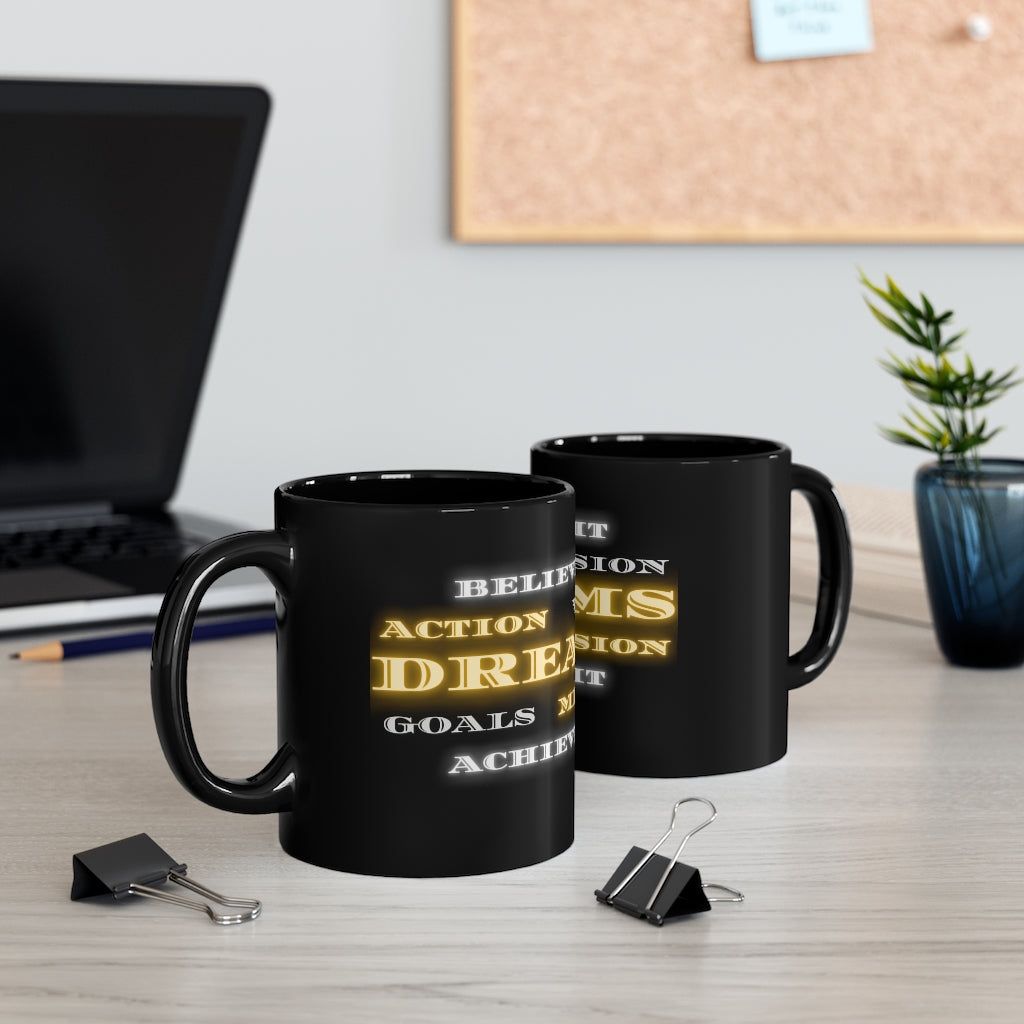 11oz Black Mug